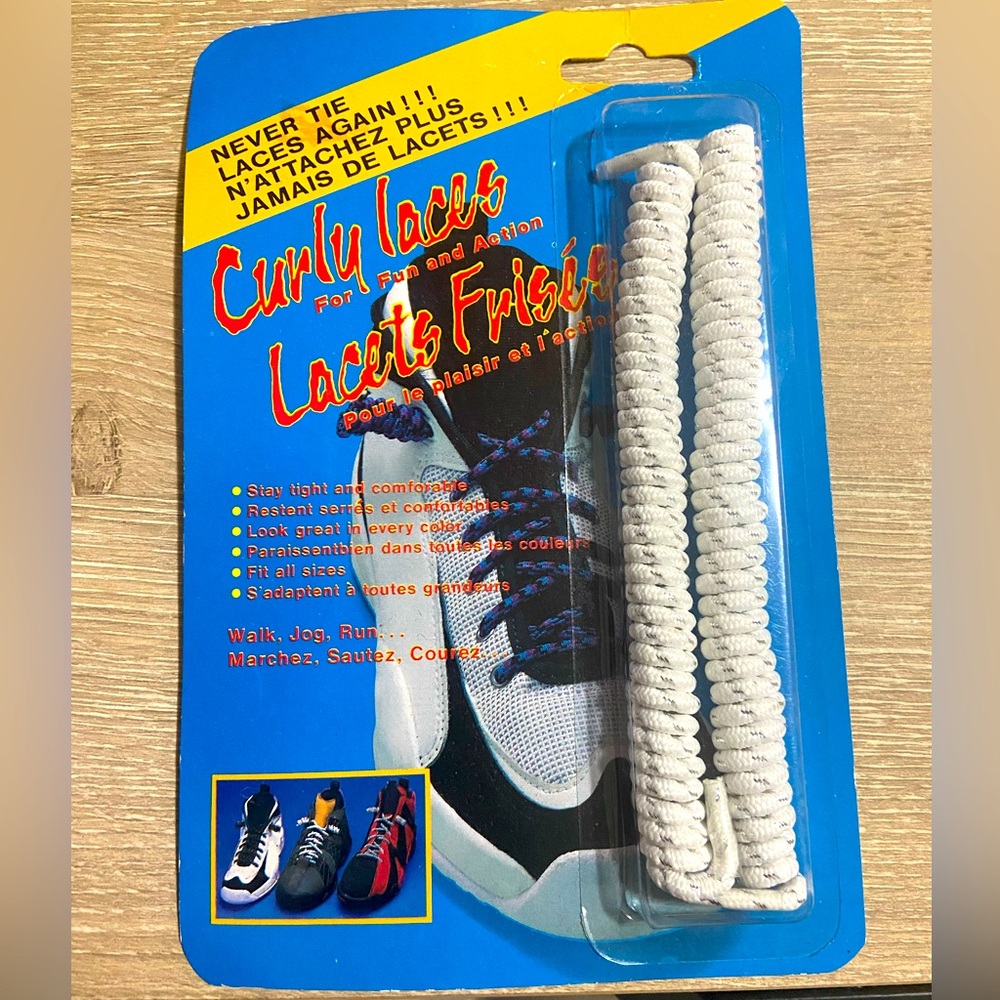 Curly Laces for Fun and Action Mint New in Packaging